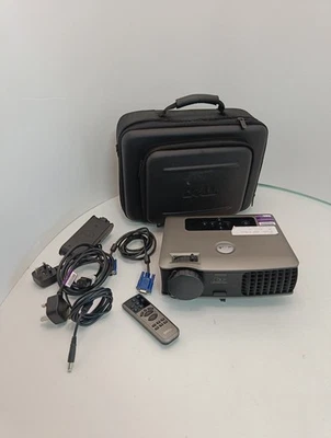 Dell 2400MP 1024x768 Portable DLP Front Projector | Case & Cables (Untested) - Image 1 of 4