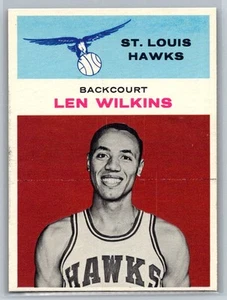 1961-62 Fleer Basketball #44 Len Wilkins RC - Picture 1 of 2