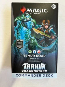 Magic The Gathering Temur Roar Commander Deck TDC English OVP New #2 - Picture 1 of 4