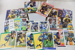 Lote de tarjetas coleccionables de fútbol americano de los L.A. Rams regalo para fanáticos Ellard Bettis caja de 200 quilates - Imagen 1 de 8