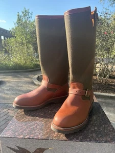 CHIPPEWA USA SNAKE BOOTS 11”D LNWOT! Excellent! $389 17 1/2” TALL - Picture 1 of 21