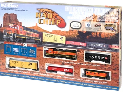 Bachmann Escala HO ~ Nuevo ~ BNSF Rail Chief ~ Juego Completo de Arranque de Tren ~ 00706 Foto 1 de 2