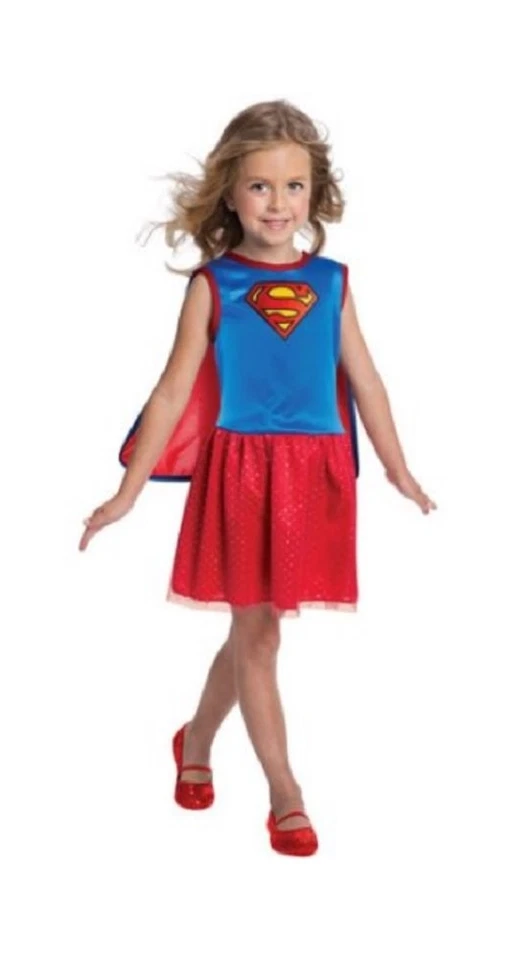 Child Supergirl Classic Girls Costume  Girls Superhero Costumes - Image 1 of 1