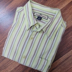 Tommy Bahama Button Down Shirt Striped Long Sleeve Casual Top Mens Size M - Picture 1 of 8