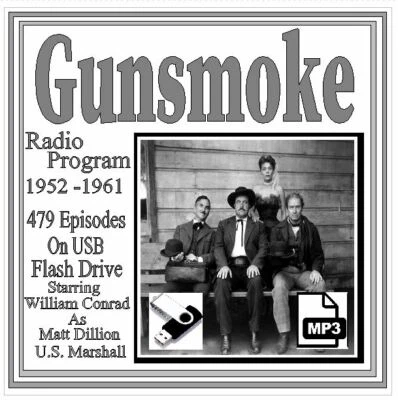 GUNSMOKE 478 Classic Old Time Radio Shows OTR MP3 On USB Flash Drive — 第 1/4 张图片