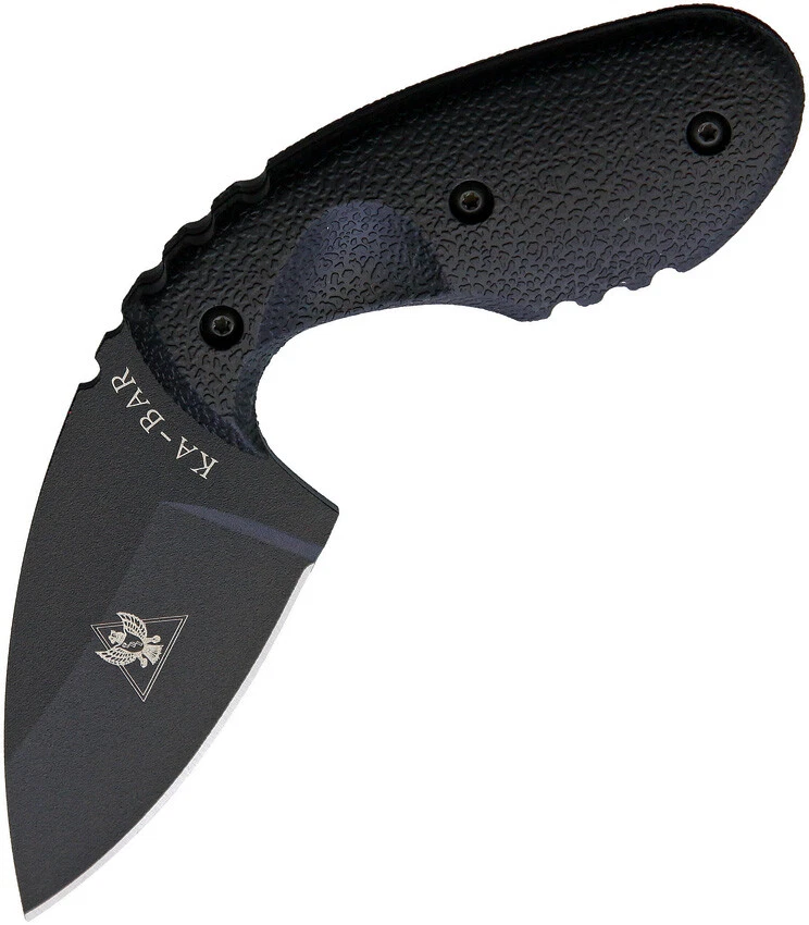 Ka-Bar Fixed Knife TDI Investigator Black FRN Black AUS-8A Karambit Blade 1493 - Image 1 of 1