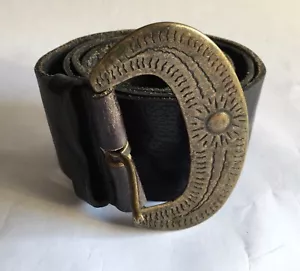 Leather belt Massimo Dutti - Picture 1 of 6