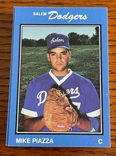 1989 Salem Dodgers MIKE PIAZZA (RC) HOF  Minor League Team Set