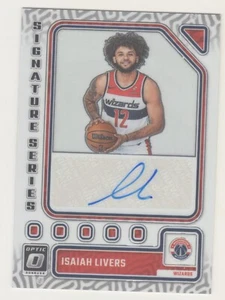 Serie Donruss Optic Signature 2023-24 autógrafo #ss-lrs isaiah livers automático - Imagen 1 de 2