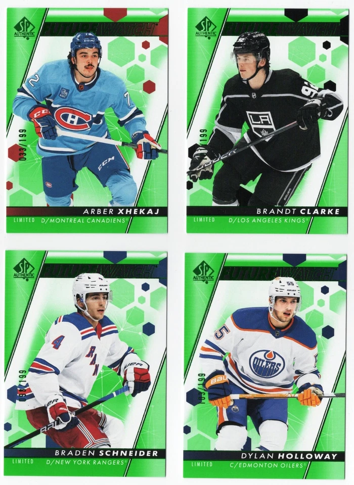 2022-23 SP Authentic Future Watch Limited Green #/199 Pick From List !! - Image 1 of 1