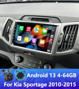 4-64GB Wireless CarPlay head unit Upgrade Kit For Kia Sportage 2010-2015 - Picture 1 of 16