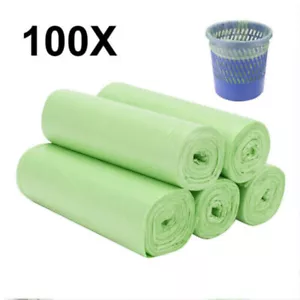 15 Liter x100pcs Biodegradable Trash Bags Food Garbage Caddy Bin Tough Liners - Picture 1 of 9