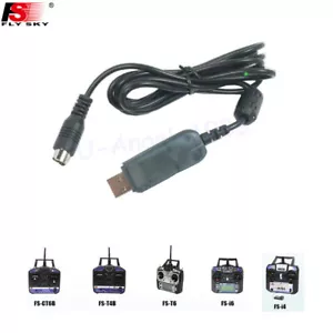 Cavo dati download aggiornamento firmware per trasmettitore RC Flysky FS I6 FS-I6 - Foto 1 di 6
