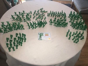 Lot 176 Green Army Soldier Men Thinkway Action Figure Disney Pixar Toy Story - Picture 1 of 12
