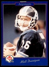 1991 All World CFL Matt Dunigan Toronto Argonauts #195
