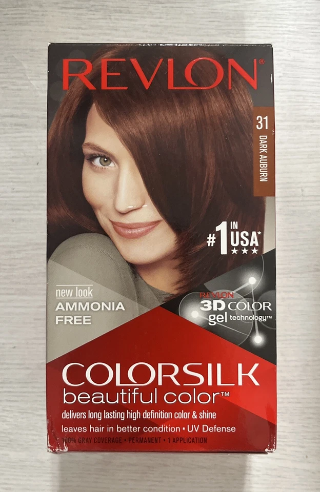 Revlon ColorSilk Beautiful Color Permanent Hair Color 31 Dark Auburn - Image 1 of 1