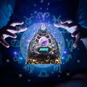 Energy Generator Orgone Pyramid Constellation Healing Crystal Reiki Chakra Craft