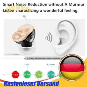 Mini Digital Hearing Aids Hearing Aid Hearing Amplifier In Ear Invisible Senior New - Picture 1 of 14