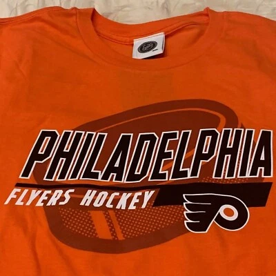 Camiseta de hockey de Philadelphia Flyers de la NHL Team Apparel auténtica con licencia Elige la talla Foto 1 de 4