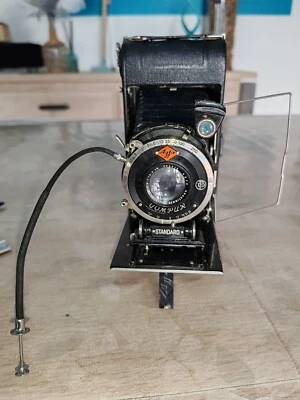 Rare Ancien appareil photo a soufflet compur AGFA 1920'S STANDARD A Saisir TTB - Photo 1/4