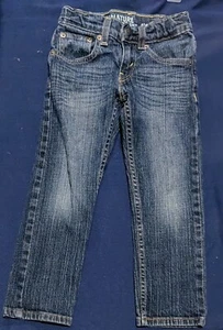 LEVI’S Denim Blue Jeans Pants PERFECT Adjustable Waist Zip Fly Boys Sz 5 Reg #3 - Picture 1 of 9