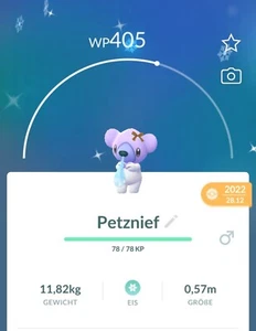 ✨#613 Shiny Petznief (Weihnachten) Pokémon Go✨ - Bild 1 von 2