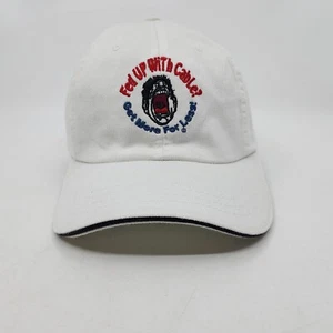 Fed Up With Cable Get More For Less Strapback Baseball Hat Cap Adjustable White - Picture 1 of 9