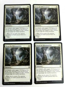 Mtg Magic Playset 4x Lithomancer's Focus Zendikar Vf Exc - Picture 1 of 2