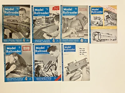 The Model Railroader Magazine Lot of 7 Issues 1953 - Image 1 of 4