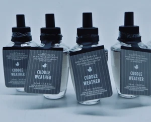 4 BATH & BODY WORKS WALLFLOWERS CUDDLE WEATHER HOME FRAGRANCE REFILL 8 oz NEW - Picture 1 of 14