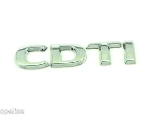 Genuine New VAUXHALL CDTI BADGE Opel Corsa D 2006+ Insignia 2008+ Vectra 2008 - Picture 1 of 2