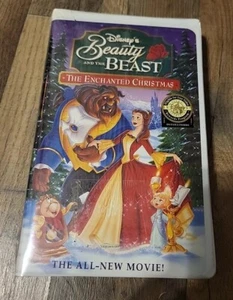 Beauty And The Beast: An Enchanted Christmas VHS 1997 (Clamshell) New Sealed - Picture 1 of 4