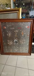 Broderie Souvenir De Chine Coloniale 1922/1926 Militaria - Imagen 1 de 10