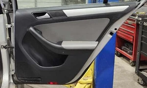 13-14 Volkswagen Jetta Sedan Rear Door Trim Panel Right Passenger Side Gray - Picture 1 of 1