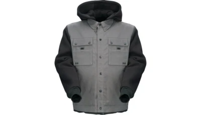 New Z1R 28400199 Jayrod Jacket - Gray/Black - 2XL / Cotton fleece zip off hood - Image 1 of 2