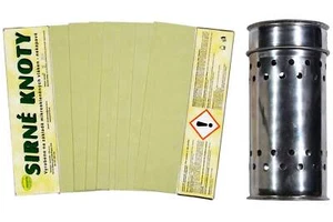 Edelstahl Schwefeldose Set mit 400 g Schwefelstreifen gelb zur Desinfektion bei - Bild 1 von 10