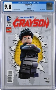 Grayson #4 CGC 9.8 (Jan 2015, DC) Tim Seeley Tom King Story, Lego Variant Cover - Picture 1 of 2