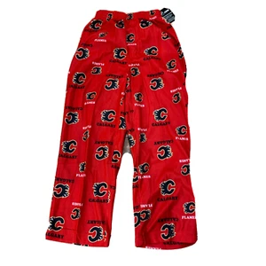 Calgary Flames Youth Pajama Pants Fleece Size 5/6 Medium NWT New B115 - Picture 1 of 3
