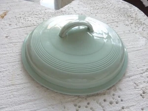 Vintage Woods Beryl Ware War Time Green Dish Lid 7.75" - Picture 1 of 7