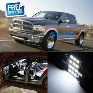 7x Wearproof White Led Light Interior Package for Dodge Ram 1500 2009-2017 - Picture 1 of 7
