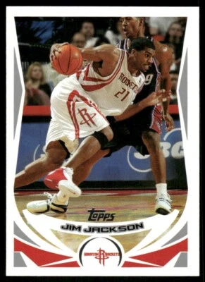 2004-05 Topps #81 Jim Jackson Houston Rockets basketball card - Image 1 of 2