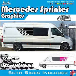 LWB MERCEDES SPRINTER extensor lateral cámper autocaravana calcomanías pegatinas gráficos 142 - Imagen 1 de 5