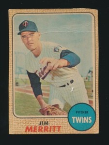 1968 Topps Venezuelan -#64 JIM MERRITT (Minnesota Twins)