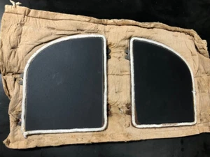 Vermont Castings Cast Iron Door Inserts (2) for Vigilant Stove 1982  - Picture 1 of 6