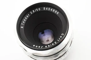 Carl Zeiss Jena Tessar 5cm 50mm F/2.8 M42 Mount MF Lens Vintage From JAPAN #B-58 - Picture 1 of 13