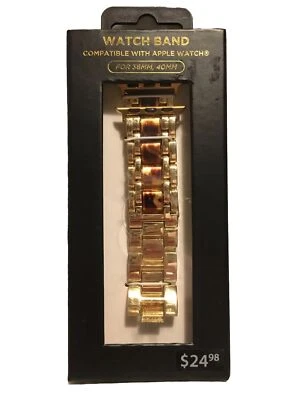 Женский ремешок для часов Apple American Exchange 38 мм, 40 мм, золото, черепаховая смола - Изображение 1 из 4