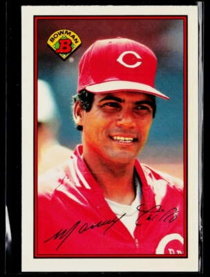 Manny Trillo 1989 Bowman #308 Collector's Edition (Tiffany) Cincinnati Reds - Image 1 of 2