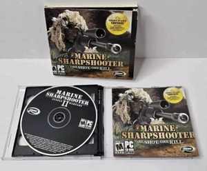 Marine Sharpshooter PC CD-ROM Software Game Windows 2 Disc - Picture 1 of 6