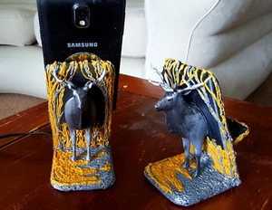 BULL ELK Assortment Cell Phone Arteries Stand, Cradle and Charging Dock. - Picture 1 of 7