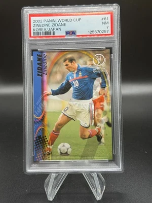 2002 Panini FIFA World Cup Зинедин Зидан #61 PSA 7 - Изображение 1 из 2